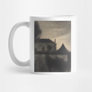 House at Dusk (La Cite) by Georges-Pierre Seurat Mug